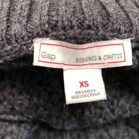 Gap Popcorn Stitch Tunic Turtleneck Sweater - Picture 6 of 8